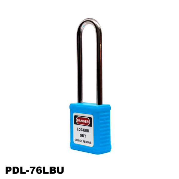 Candado de seguridad no aislado, 3", color azul, LM.PDL-76LBU102 - Image 3