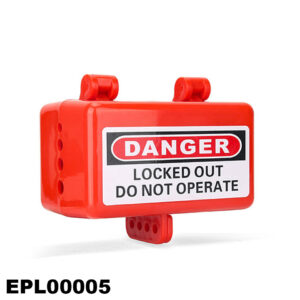 EPL00005 BLOQUEO PARA ENCHUFE 110V, 220V Y 550V, 97MMx95MMx170MM
