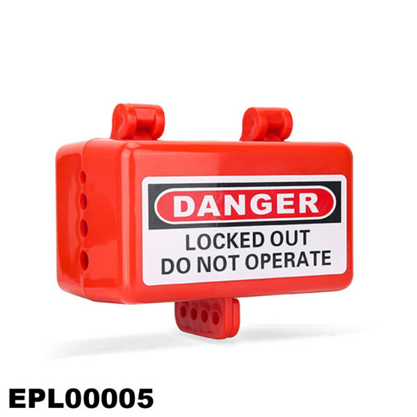 EPL00005 BLOQUEO PARA ENCHUFE 110V, 220V Y 550V, 97MMx95MMx170MM