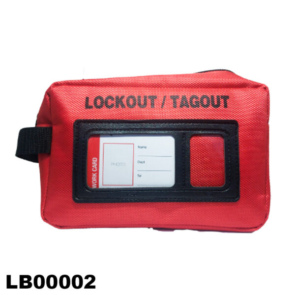 LB00002 BOLSO DE SEGURIDAD CON CIERRE, DE POLIESTER 1680D, 200MM×120MM×80MM