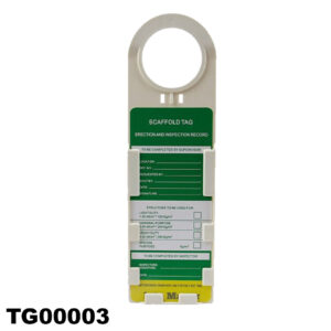 TG00003 ETIQUETA DE PVC PARA ANDAMIOS, 309x92x6MM
